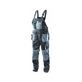 TOP MASTER PRO Pantalon cu pieptar TMP XXL Buzunare multifuncționale Țesătură armată pe genunchi Buzunar pentru tampoane Banda reflectorizantă Reglarea suplimentar Top Master Pro - scule electrice si unelte profesionale - BricoMart