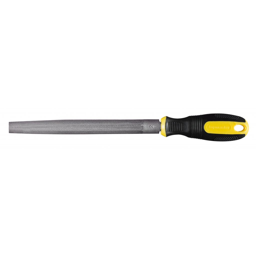 TOP MASTER PRO Pila pt. metal semirotunda 200mm TMP Otel calit Maner in doua straturi pentru prindere mai buna Top Master Pro - scule electrice si unelte profesionale - BricoMart