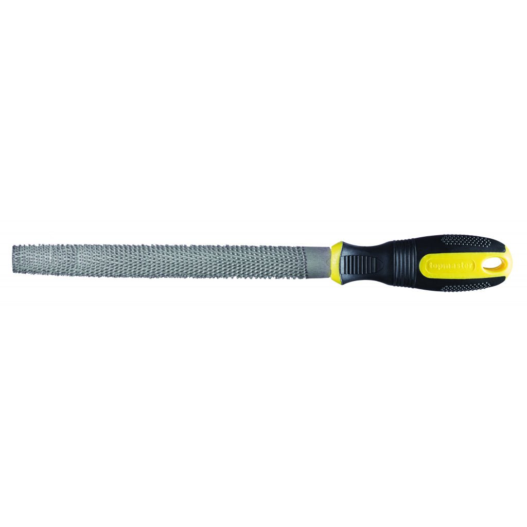 TOP MASTER PRO Raspila pt lemn semirotund 200mm TMP Otel calit Maner in doua straturi pentru prindere mai buna Top Master Pro - scule electrice si unelte profesionale - BricoMart