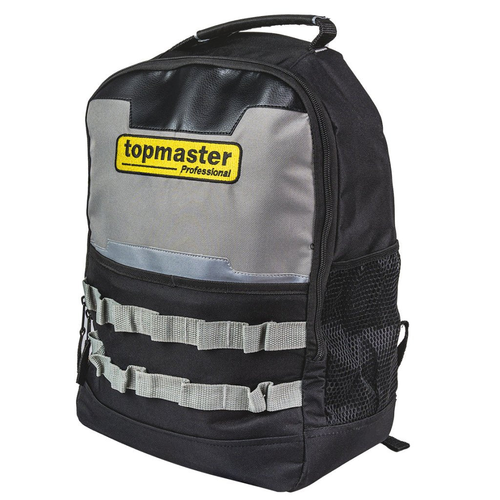 TOP MASTER PRO Rucsac cu organizator TMP Este ideal pentru depozitarea și transportul unei varietăți de unelte și accesorii Compartimentele interne și buzunarele Top Master Pro - scule electrice si unelte profesionale - BricoMart