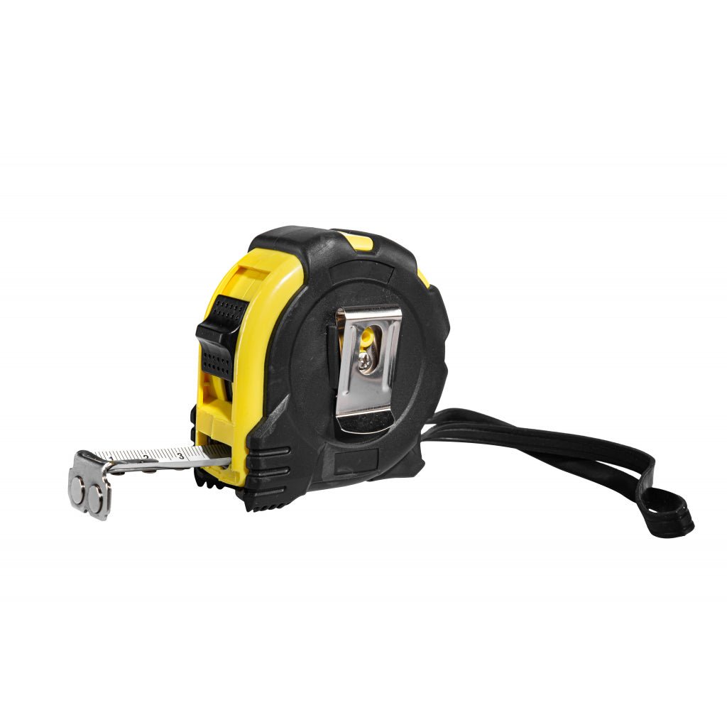 TOP MASTER PRO Ruleta 25mm х 10m TMP Varf magnetic puternic Mecanism de blocare, prindere confortabila si clema pentru centura Top Master Pro - scule electrice si unelte profesionale - BricoMart