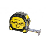 TOP MASTER PRO Ruleta 3rd Generation 5m x 27mm TMP Design comod si ergonomic Banda printata pe ambele parti Acoperire banda: Extrudare Top Master Pro - scule electrice si unelte profesionale - BricoMart