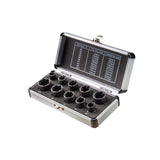 TOP MASTER PRO Set 10 buc extractoare suruburi 3/8" - 9 - 19 mm TMP Set extractor special pentru slăbirea șuruburilor și piulițelor deteriorate de la 9 la 19 mm Au un profil special cu mar Top Master Pro - scule electrice si unelte profesionale - BricoMart
