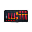 TOP MASTER PRO Set 13 buc. surubelnite izolate VDE Cutie de depozitare Maner izolat Surubelnite izolate cu protectie 1000V Top Master Pro - scule electrice si unelte profesionale - BricoMart