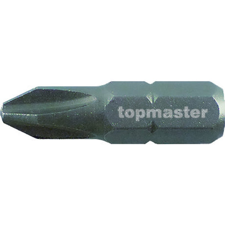 TOP MASTER PRO Set 2 buc biti PH2 TMP Material: otel calit SVCM Acoperire magnetica Lungime: 25mm Top Master Pro - scule electrice si unelte profesionale - BricoMart