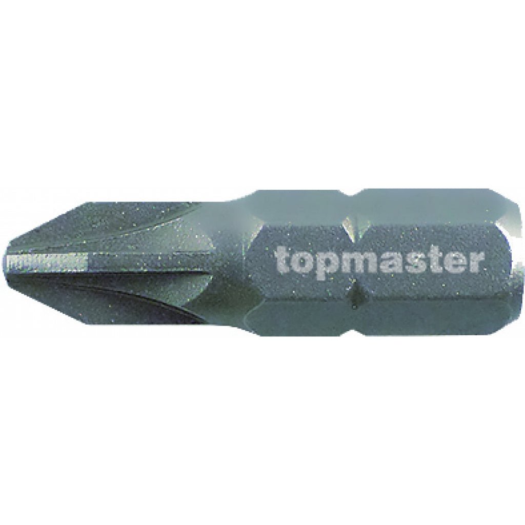 TOP MASTER PRO Set 2 buc biti PZ3 TMP Material: otel calit SVCM Acoperire magnetica Lungime: 25mm Top Master Pro - scule electrice si unelte profesionale - BricoMart