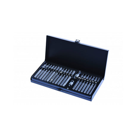 TOP MASTER PRO Set 40 biti mecanica S2 TMP Material biti: otel calit S2 Adaptor biti din crom - vanadiu Top Master Pro - scule electrice si unelte profesionale - BricoMart