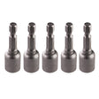 TOP MASTER PRO Set 5 biti cu tubulara 10x48 mm TMP Fabricat din oțel crom vanadiu Hexagon intern Vârf magnetizat Sunt potrivite pentru zone greu accesibile Top Master Pro - scule electrice si unelte profesionale - BricoMart