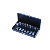 TOP MASTER PRO Set tubulare 1/2" 16pcs CR - V TMP Material: otel crom - vanadiu de inalta calitate Cu acoperire anticoroziune Cutie metalica Top Master Pro - scule electrice si unelte profesionale - BricoMart