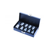 TOP MASTER PRO Set tubulare cu biti 1/2" 4 - 17mm 9pcs CR - V TMP Material: otel crom - vanadiu de inalta calitate Cutie metalica Top Master Pro - scule electrice si unelte profesionale - BricoMart