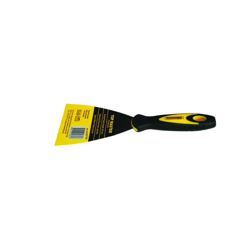TOP MASTER PRO Spaclu cu maner plastic 50mm TMP Material:otel inoxidabil Maner 2 straturi Top Master Pro - scule electrice si unelte profesionale - BricoMart