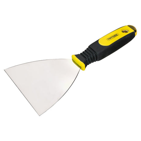 TOP MASTER PRO Spaclu cu suport bit 125mm TMP Material:otel inoxidabil Maner 2 straturi Suport magnetic Top Master Pro - scule electrice si unelte profesionale - BricoMart