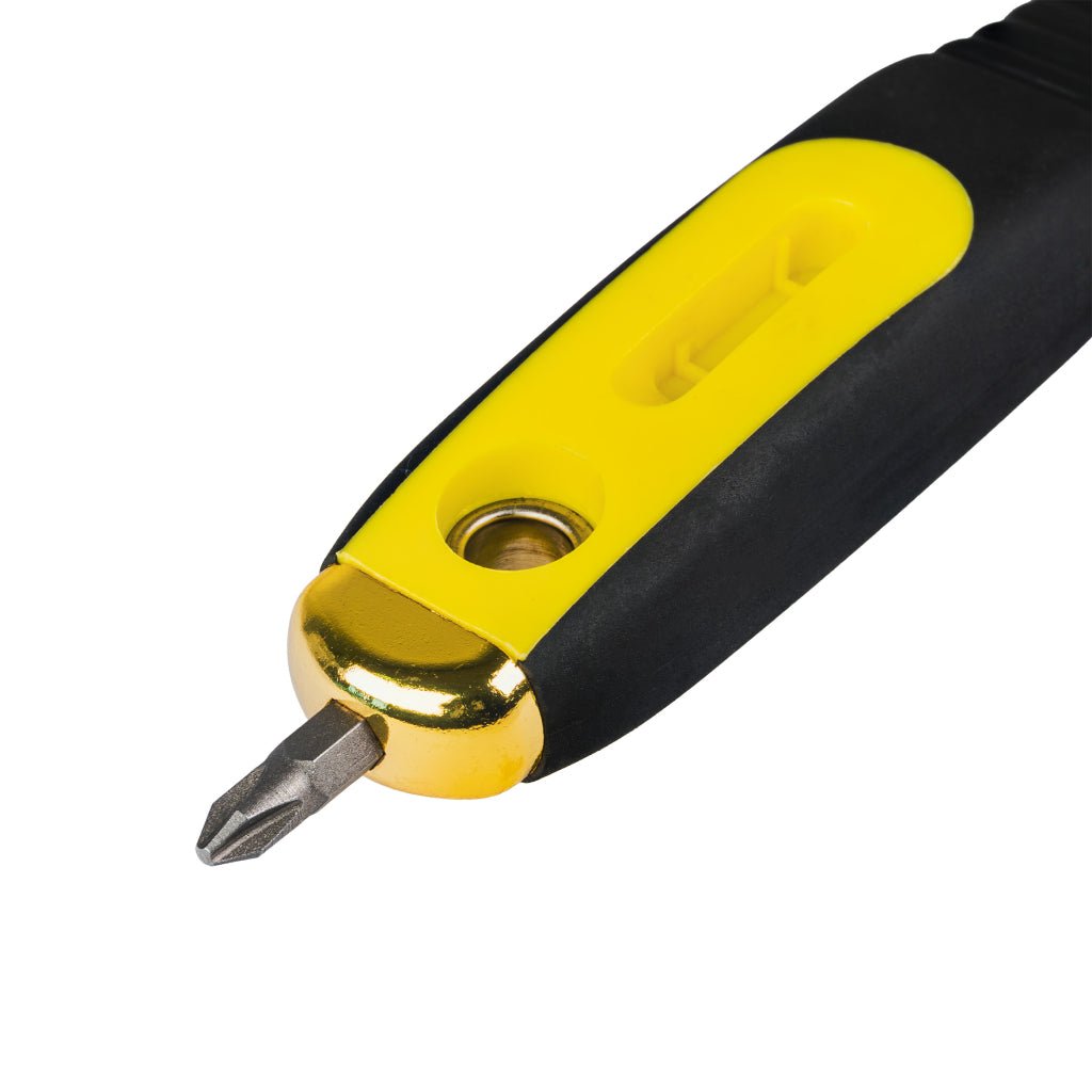 TOP MASTER PRO Spaclu cu suport bit 125mm TMP Material:otel inoxidabil Maner 2 straturi Suport magnetic Top Master Pro - scule electrice si unelte profesionale - BricoMart