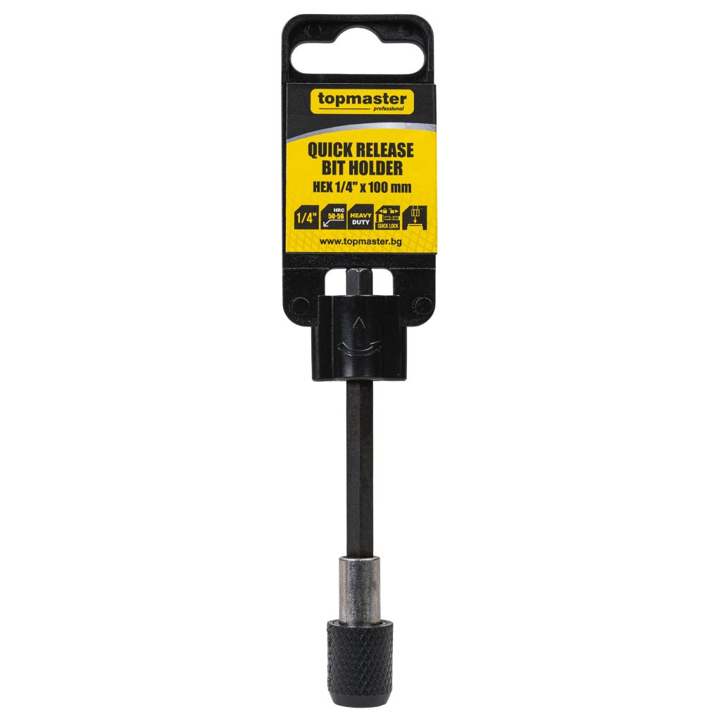 TOP MASTER PRO Suport pentru biți 1/4" x 100mm Quick - release TMP Top Master Pro - scule electrice si unelte profesionale - BricoMart