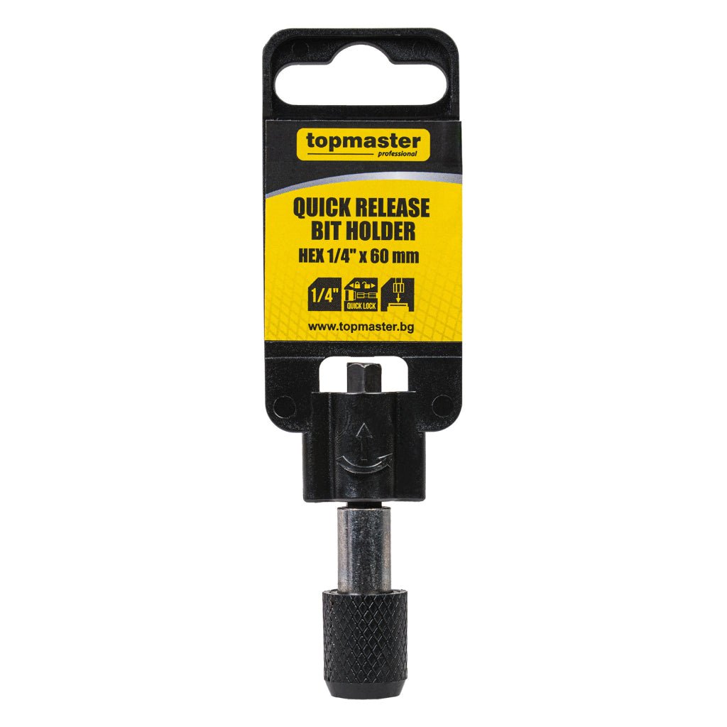 TOP MASTER PRO Suport pentru biți HEX 1/4" x 60mm Quick - release TMP Top Master Pro - scule electrice si unelte profesionale - BricoMart
