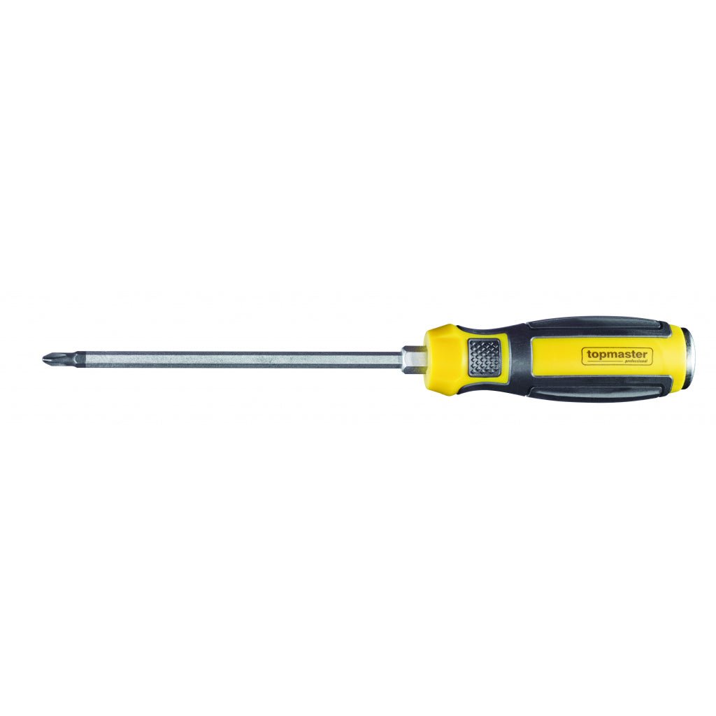 TOP MASTER PRO Surubelnita cruce 6x125 mm CR - V TMP Material:otel crom - vanadiu Cap metalic pentru impact Profil hexagonat Top Master Pro - scule electrice si unelte profesionale - BricoMart
