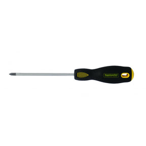 TOP MASTER PRO Surubelnita pozi Pz1 5х100mm SVCM TMP Maner ergonomic 2 straturi TPR Varf magnetizat Finisaj crom mat Top Master Pro - scule electrice si unelte profesionale - BricoMart