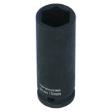 TOP MASTER PRO Tubulara adanca de impact 1/2" x 15 mm TMP Material: otel calit crom - molibden de inalta calitate Potrivit pentru chei de impact pneumatice Standard - DIN3121 Top Master Pro - scule electrice si unelte profesionale - BricoMart