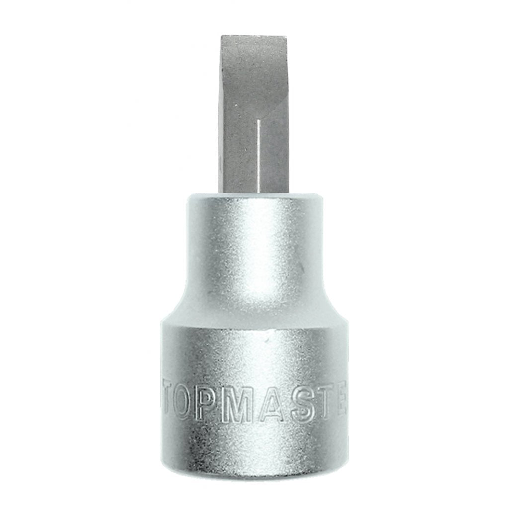 TOP MASTER PRO Tubulara cu bit-drept 3/8" RE8x48mm Cr-V TM (32/384) Material: otel calit S2 Lustruire anticoroziva Top Master Pro - scule electrice si unelte profesionale - BricoMart