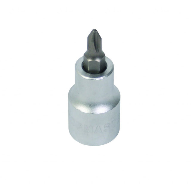TOP MASTER PRO Tubulara cu bit - stea 1/2" PH2x55mm Cr - V TM (30/300) Material: otel calit S2 Lustruire anticoroziva Top Master Pro - scule electrice si unelte profesionale - BricoMart