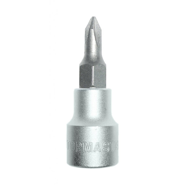 TOP MASTER PRO Tubulara cu bit-stea 1/4" PH0 Cr-V TM (48/576) Material: otel calit S2 Lustruire anticoroziva Top Master Pro - scule electrice si unelte profesionale - BricoMart