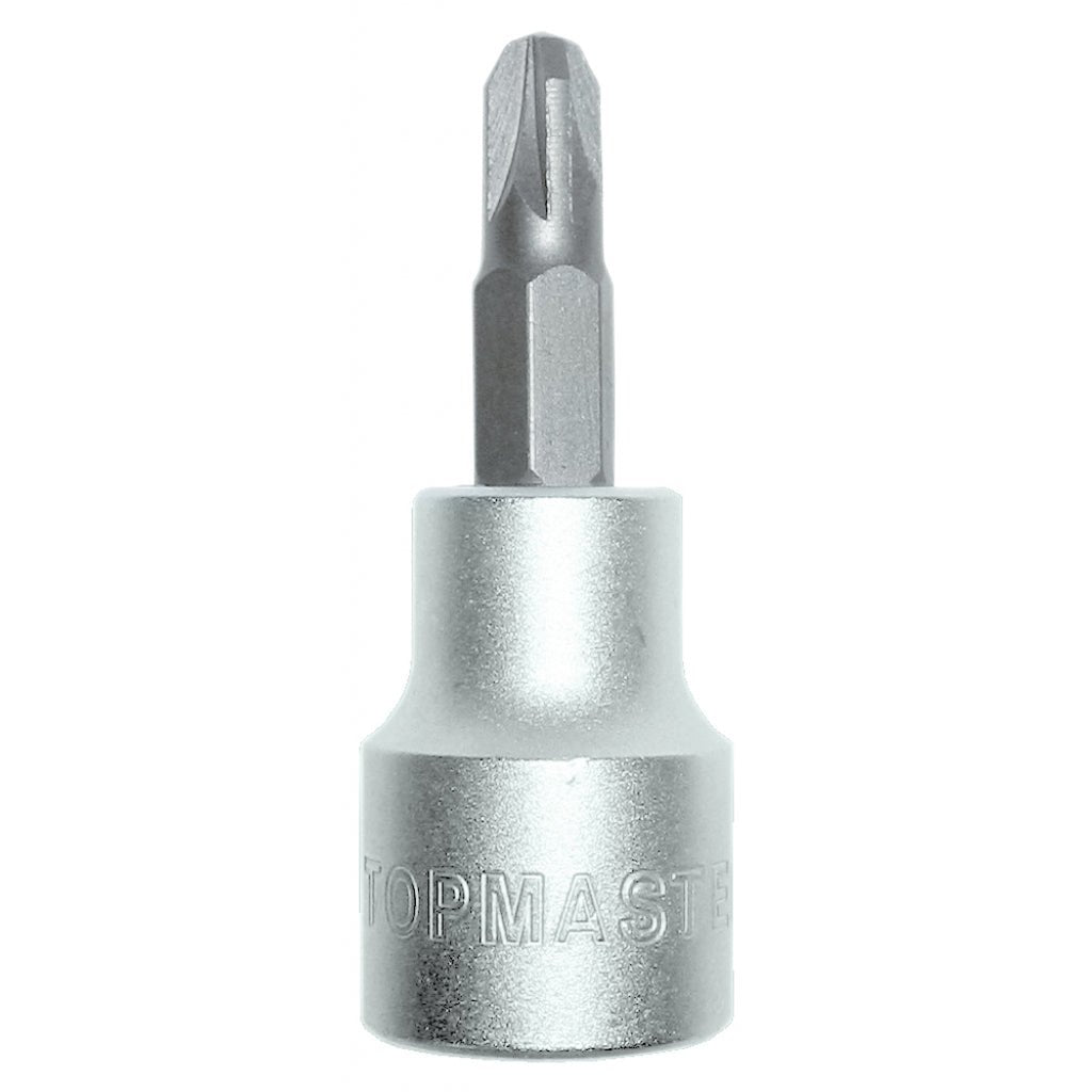 TOP MASTER PRO Tubulara cu bit-stea 1/4" PZ1x37mm Cr-V TM (48/576) Material: otel calit S2 Lustruire anticoroziva Top Master Pro - scule electrice si unelte profesionale - BricoMart