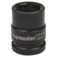 TOP MASTER PRO Tubulara de impact 1/2"19mm CR-MO TMP Material: otel calit crom-molibden de inalta calitate Potrivit pentru chei de impact pneumatice Standard - DIN3129 Top Master Pro - scule electrice si unelte profesionale - BricoMart