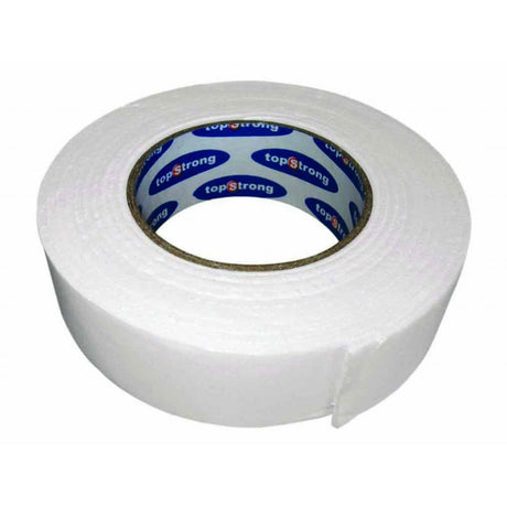 TOP STRONG Banda dublu adeziva 18mmx4m alb TS Potrivit pentru lipirea obiectelor usoare Top Strong - scule electrice si unelte profesionale - BricoMart