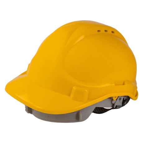TOP STRONG Casca protectie galbena TS PVC Fixare in 4 puncte Top Strong - scule electrice si unelte profesionale - BricoMart