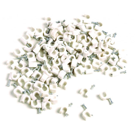 TOP STRONG Clipsuri plastic 6mm / set 100pcs TS Material: PVC Instalare rapida si usoara Top Strong - scule electrice si unelte profesionale - BricoMart