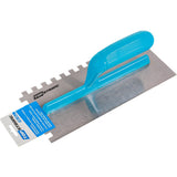 TOP STRONG Gletiera maner plastic 280x120mm cu dinti TS Pentru tencuit si gletuit adezivi si ipsos Otel lustruit cu dinti Top Strong - scule electrice si unelte profesionale - BricoMart