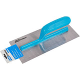 TOP STRONG Gletiera maner plastic 280X120mm TS Pentru tencuit si gletuit adezivi si ipsos Otel lustruit Top Strong - scule electrice si unelte profesionale - BricoMart