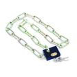 TOP STRONG Lacat metal cu lant 50mm TS Circular link chain Top Strong - scule electrice si unelte profesionale - BricoMart