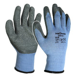 TOP STRONG Manusi de lucru cauciucate gri TS Complet acoperite cu latex Tricotaj fara cusaturi Top Strong - scule electrice si unelte profesionale - BricoMart