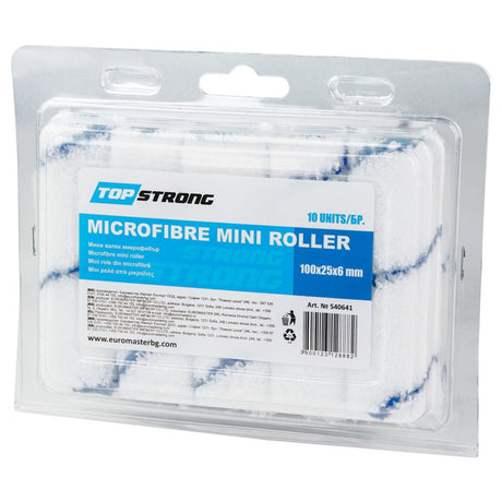 TOP STRONG Rola microfibra 100mm TS3000 Material: fibre din lana Pentru aplicarea emailurilor și lacurilor Top Strong - scule electrice si unelte profesionale - BricoMart