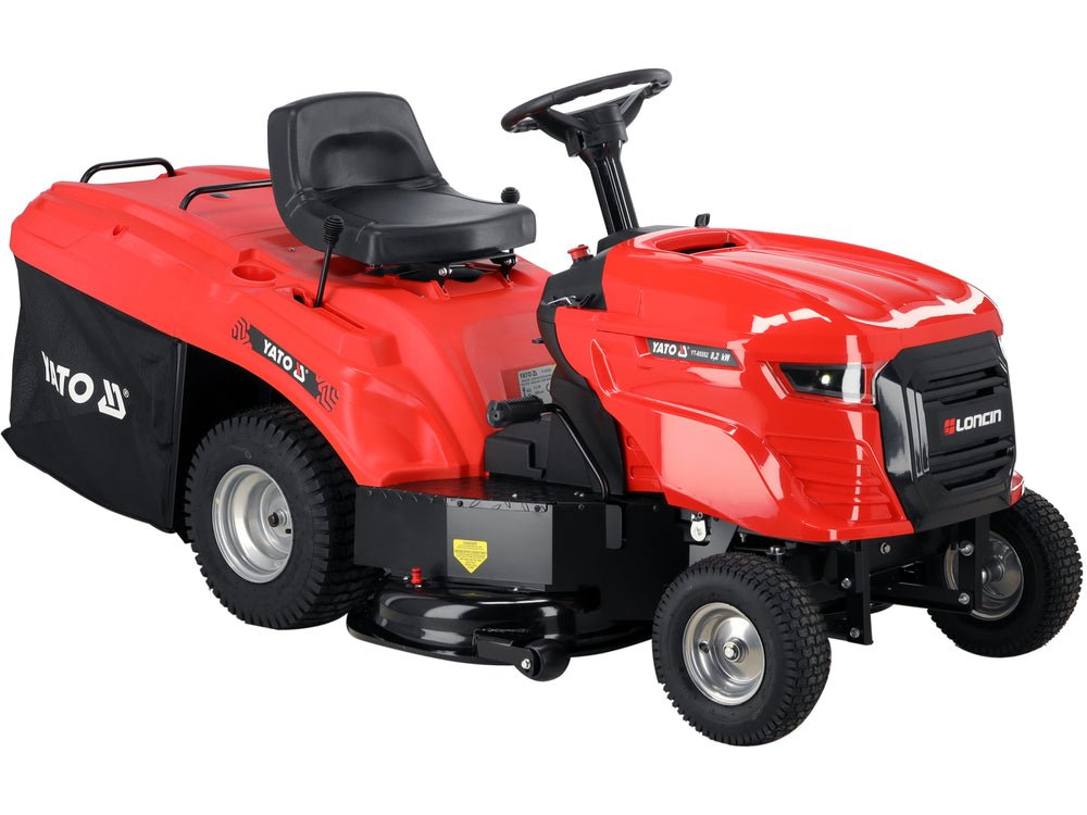 TRACTORAȘ de TUNS IARBA Yato YT - 85552 , Motor LONCIN , Pornire electrică , 452 cm3 , 10,88 CP Yato - scule electrice si unelte profesionale - BricoMart