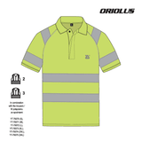 Tricou polo reflectorizant oriolus YATO YT-79410, S - imagine 5
