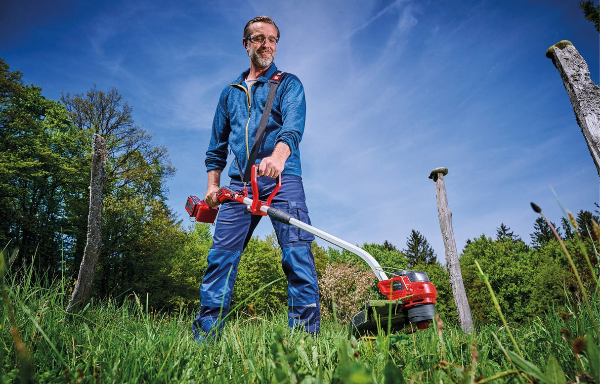 Trimmer de gazon cu acumulator Einhell Professional GP-CT 36/35 Li BL-Solo Power X-Change (36 V, bobina cu fir si mecanism automat de avans, motor fara perii, Flowerguard, fara acumulator) Einhell - scule electrice si unelte profesionale - BricoMart