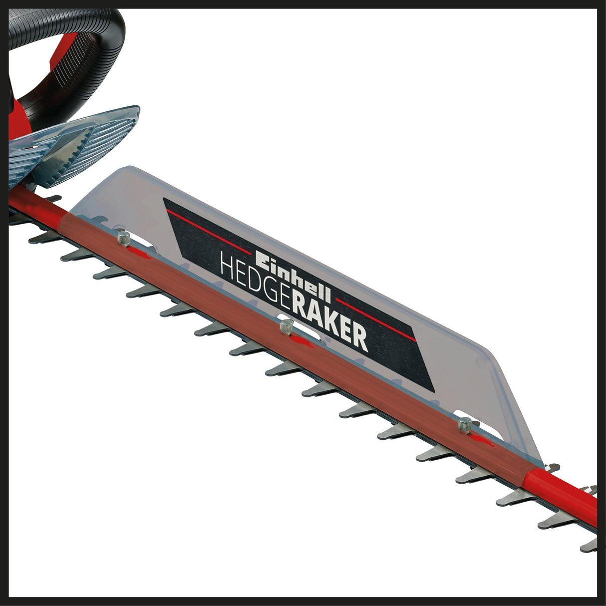 Trimmer electric pentru gard viu Einhell GE - EH 7067 (700 W, lama din otel slefuit cu diamant, taiat cu laser, angrenaj metalic, protectie la impact, inclusiv protectie la taietor Einhell - scule electrice si unelte profesionale - BricoMart