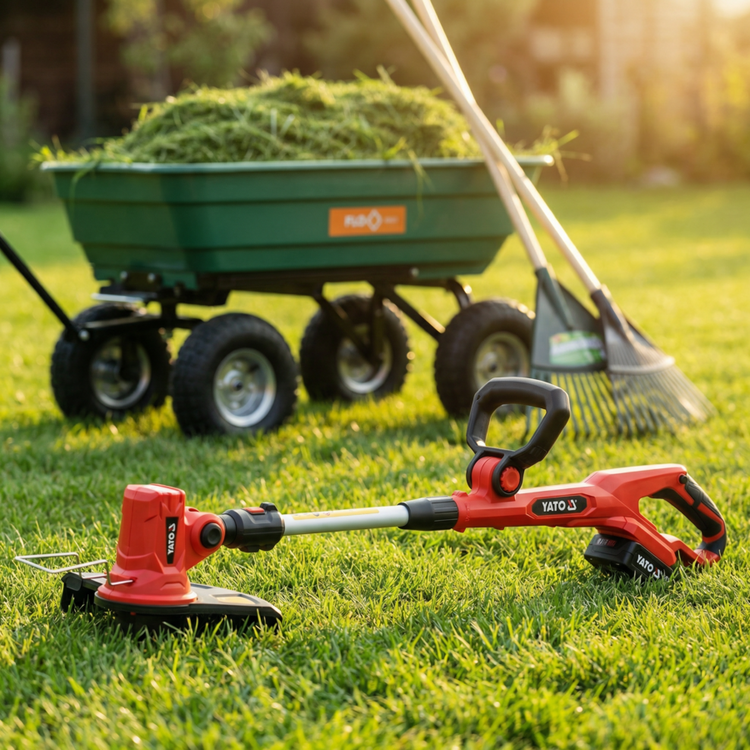 Trimmer YATO YT-85018, 18 V - imagine 12