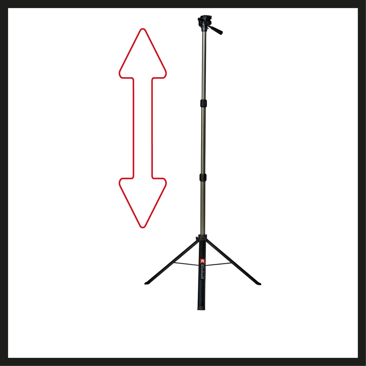 Tripod Einhell Tripod 85 - 170 cm - inaltime max. 1.7 m, inaltime reglabila, adaptor 1/4", adaptor 5/8" BricoMart - scule electrice si unelte profesionale - BricoMart