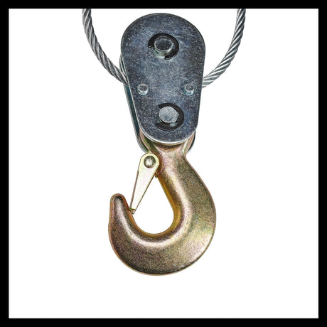 Troliu manual cu parghie Einhell TC - LW 2000, cablu de 3,3 metri fara rasucire, sarcina utila maxima cu rola de ghidare de 2000 kg, inclusiv o rola de ghidare cu carlig de sarcina si zavor de retinere Einhell - scule electrice si unelte profesionale - BricoMart