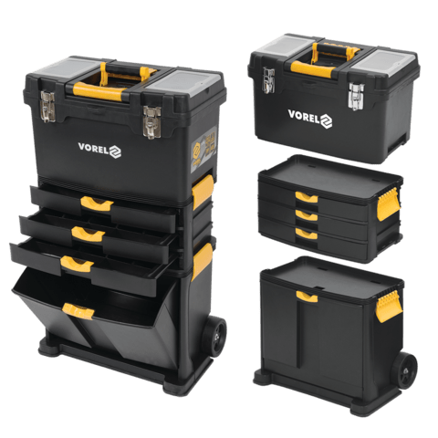 TROLLER SCULE VOREL 78736 , 45X28X82/104CM VOREL - scule electrice si unelte profesionale - BricoMart