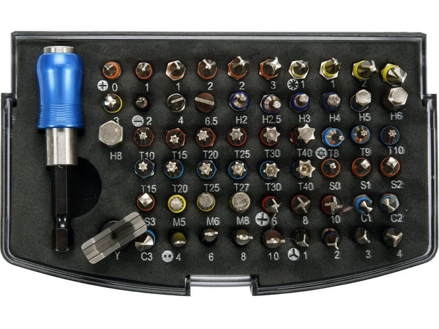TRUSA 59 BITI YATO YT - 04624 CU ADAPTOR YATO - scule electrice si unelte profesionale - BricoMart