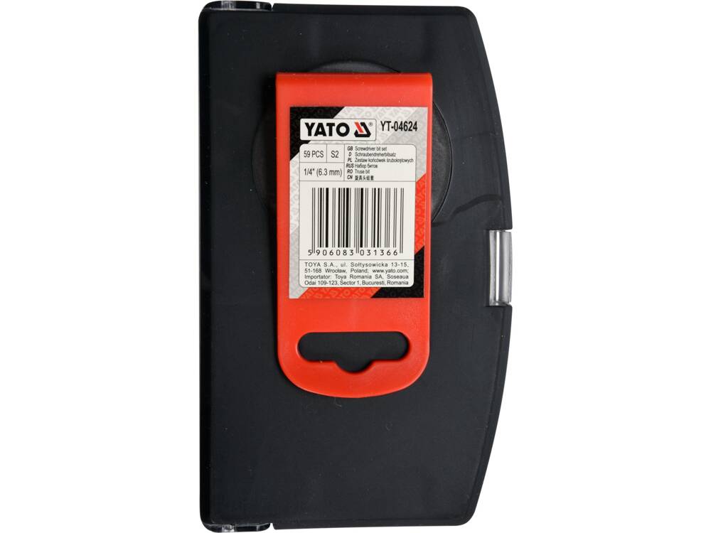 TRUSA 59 BITI YATO YT - 04624 CU ADAPTOR YATO - scule electrice si unelte profesionale - BricoMart