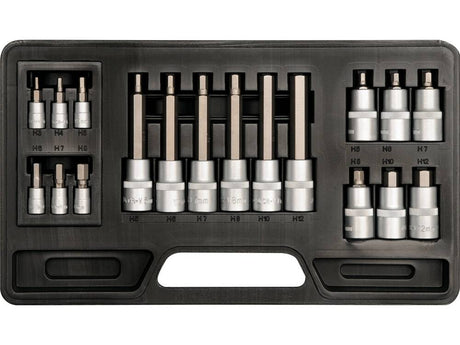 TRUSA BITI 18 YATO YT-7752 BUC, 3-12MM HEX YATO - scule electrice si unelte profesionale - BricoMart