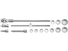 TRUSA CHEI TUBULARE YATO YT - 1334 CU CLICHET 3/4, 15 BUC YATO - scule electrice si unelte profesionale - BricoMart