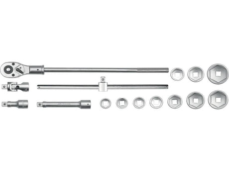 TRUSA CHEI TUBULARE YATO YT - 1334 CU CLICHET 3/4, 15 BUC YATO - scule electrice si unelte profesionale - BricoMart