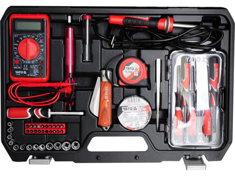 TRUSA SCULE ELECTRICIENI, YATO YT - 39009 68 PIESE YATO - scule electrice si unelte profesionale - BricoMart