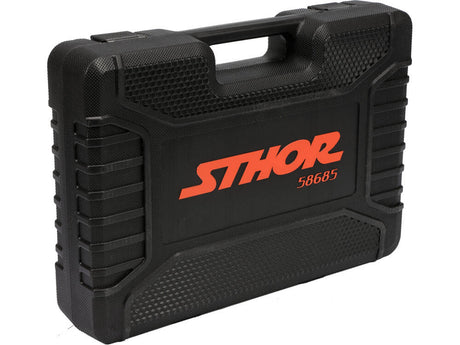 TRUSA TUBULARE 1/2 - 1/4, STHOR 58685 108 PIESE STHOR - scule electrice si unelte profesionale - BricoMart